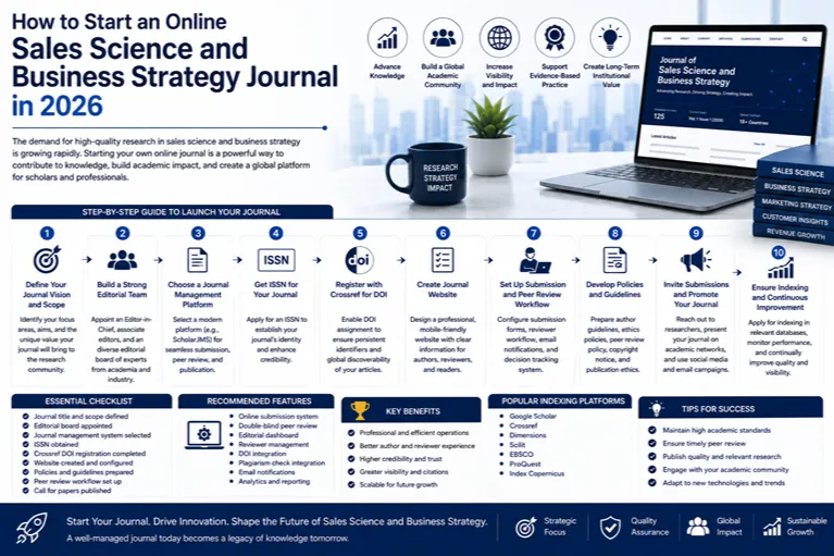 How to Start an Online Sales Science and Business Strategy Journal in 2026